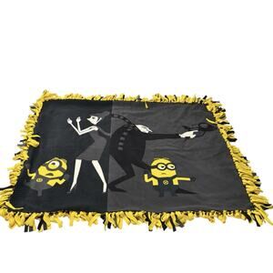 Despicable Me Handmade Tie Fleece Blanket Throw Approx 48x36 Gru Marlena Minions